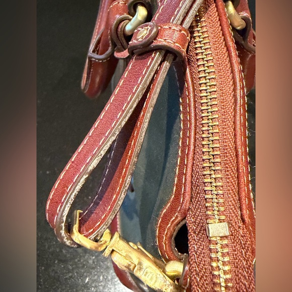 Vintage Brahmin Satchel Tote Handbag - Picture 13 of 16